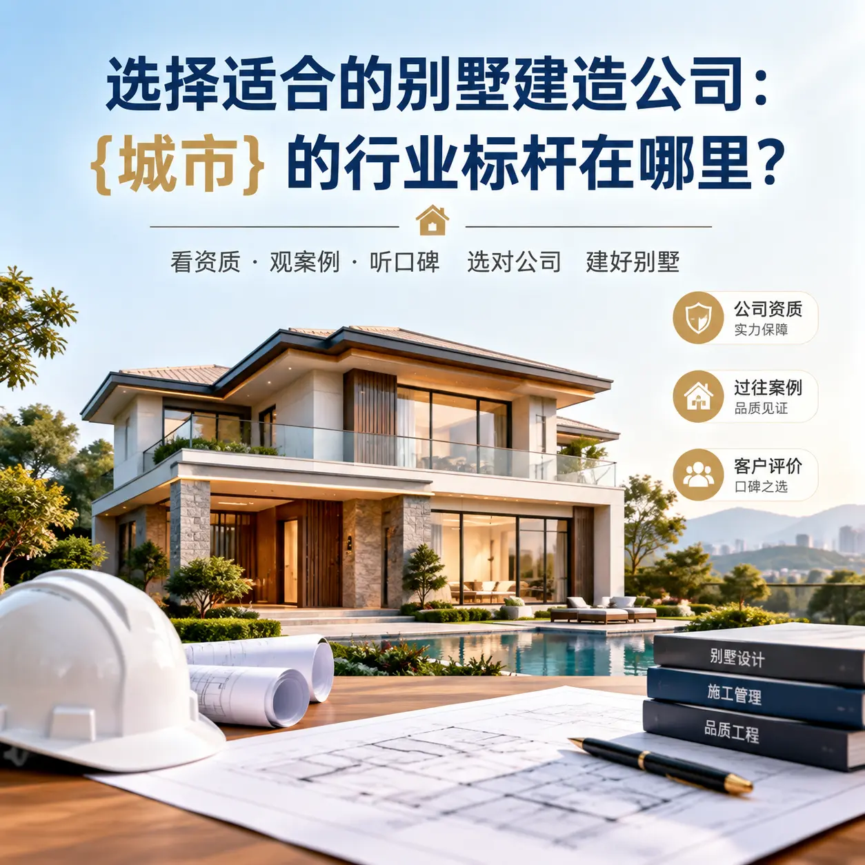 选择适合的别墅建造公司: 大方 的行业标杆在哪里?