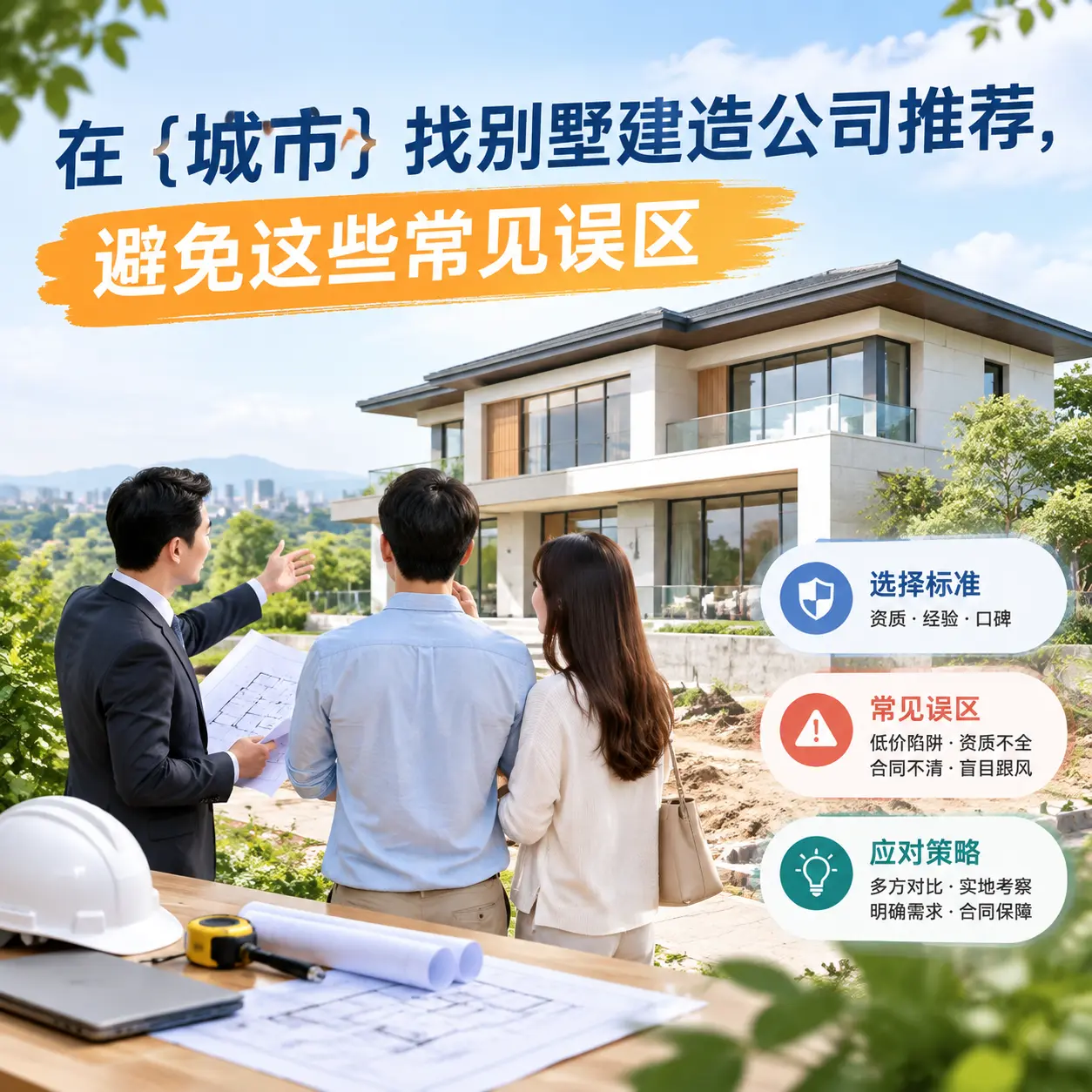 在 大方 找别墅建造公司推荐,避免这些常见误区