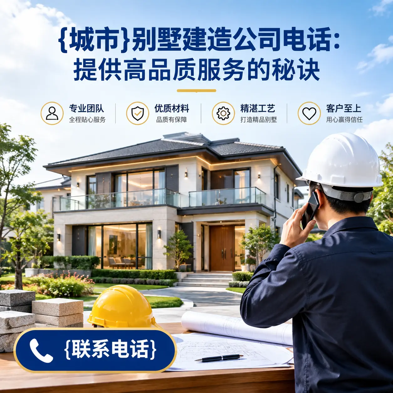 大方别墅建造公司电话:提供高品质服务的秘诀