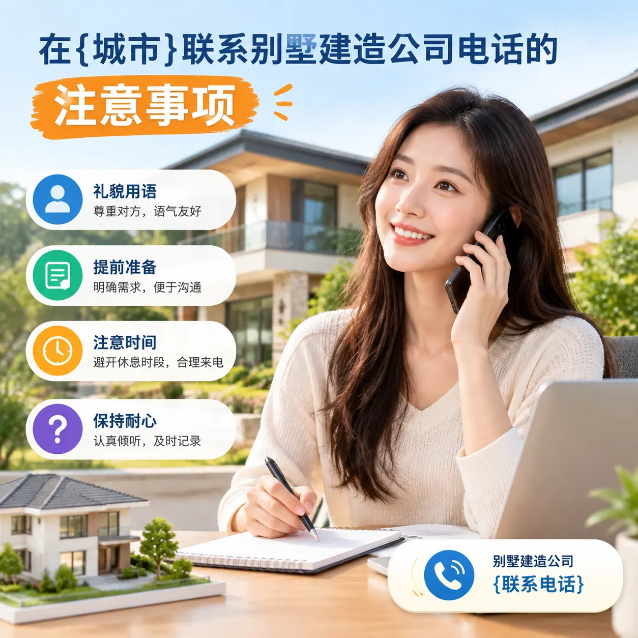在大方联系别墅建造公司电话的注意事项
