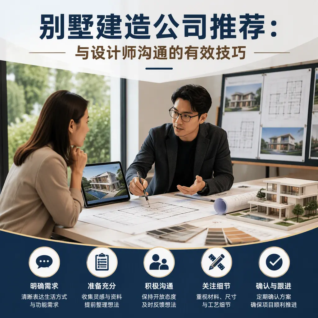 别墅建造公司推荐：与设计师沟通的有效技巧在 大方