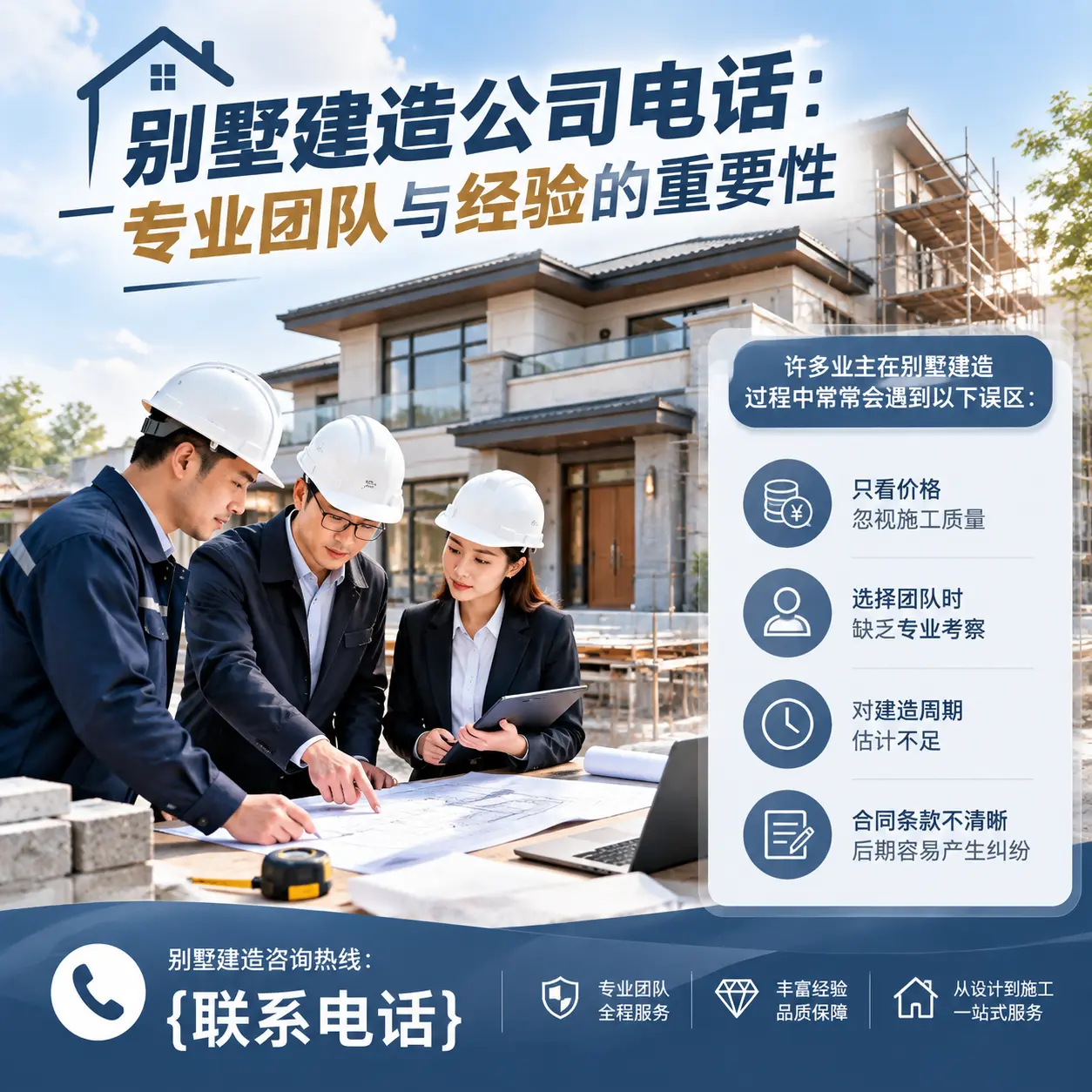 大方别墅建造公司电话：专业团队与经验的重要性