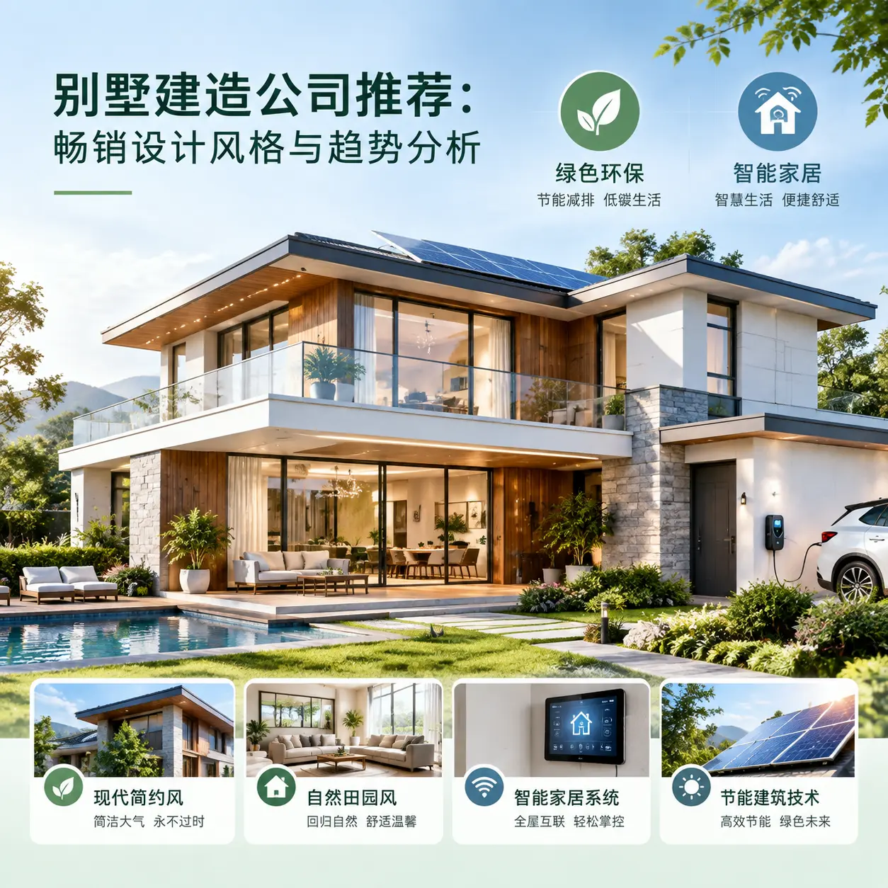 别墅建造公司推荐： 大方 畅销设计风格与趋势分析