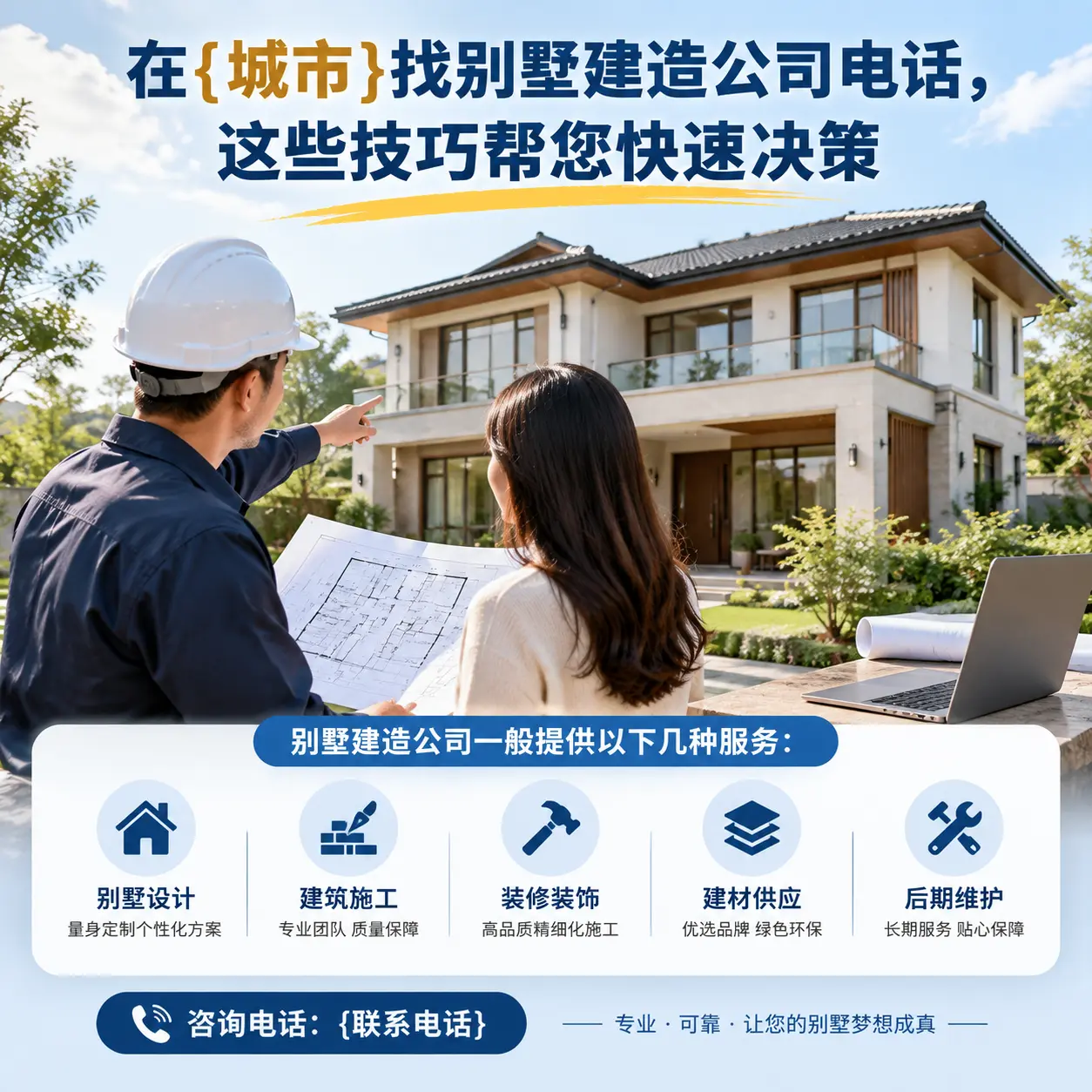 在大方找别墅建造公司电话，这些技巧帮您快速决策