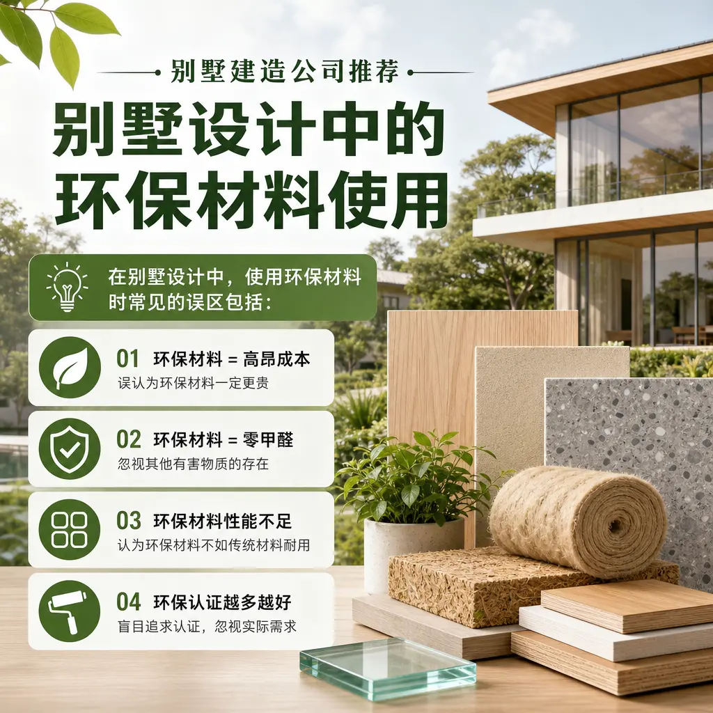 别墅建造公司推荐： 大方 别墅设计中的环保材料使用